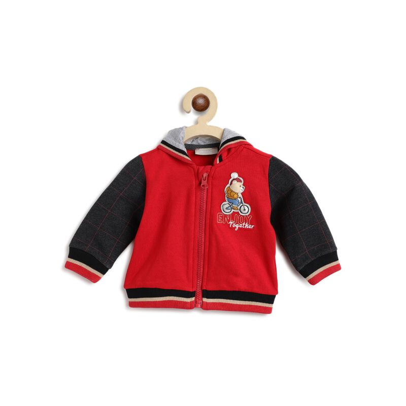 Fleece Cardigan  With Hood image number 3